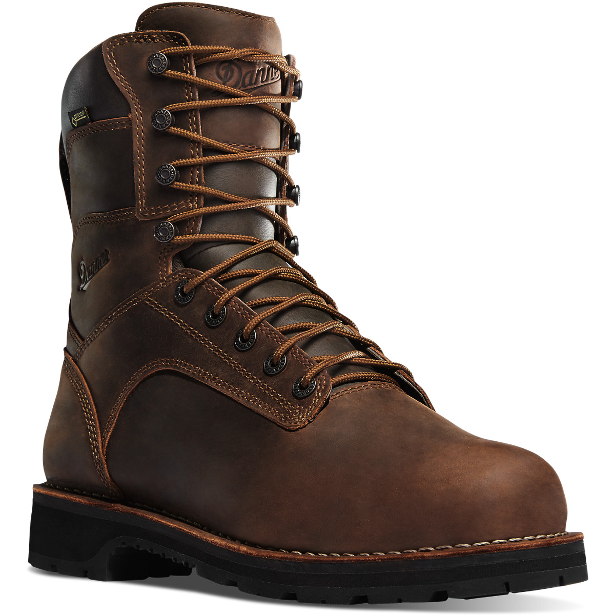 Botas De Trabajo Danner Hombre Mexico - Workman 8 Marrom Oscuro - DYWRJ9027